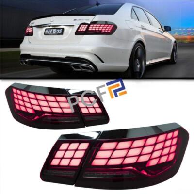 For Benz E-Class W212 Dragon Scale Style Passenger+Driver Rear Lamp 2013-2015