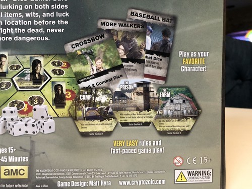 Walking Dead Dice Game Don't Look Back Board Game 2014 New Open Box Complete - Picture 5 of 22