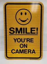 Video Surveillance Sign 12" x 18" Aluminum Sign with 3M Reflective