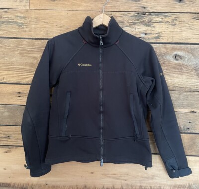 Columbia Titanium Womens Jacket Black Zip Front Hiking Trail Outdoor Gear M