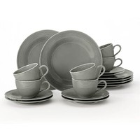 Seltmann Weiden Beat Color Glaze 003 Kaffeeservice 18-Teilig Perlgrau