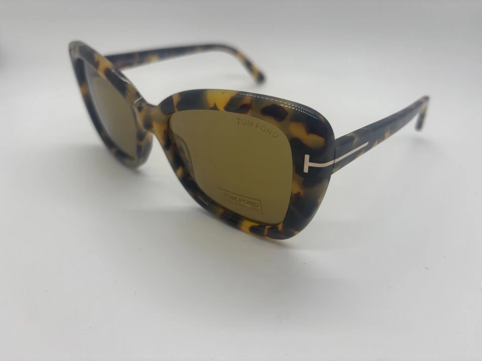 NUEVO TOM FORD TF1008 55J HABANA OJO DE GATO GAFAS DE SOL 55-17-140mm SIN ESTUCHE Foto 3 de 4