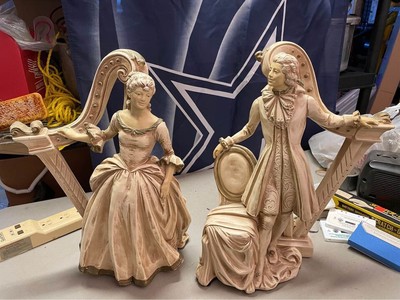 Universal Statuary Corp Chicago 1958 Set Of 2 052 Victorian Statues | eBay