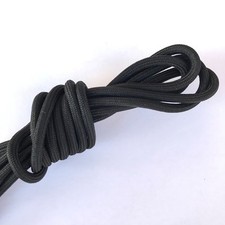 4 pairs Heavy duty Black round boot laces for hiking walking work boots shoes