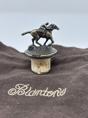 Blanton's Bourbon Loose Stopper Topper Metal Horse Letter ''L'' B L A N T O N' S