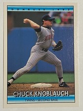 1992 Donruss #390 Chuck Knoblauch Minnesota Twins