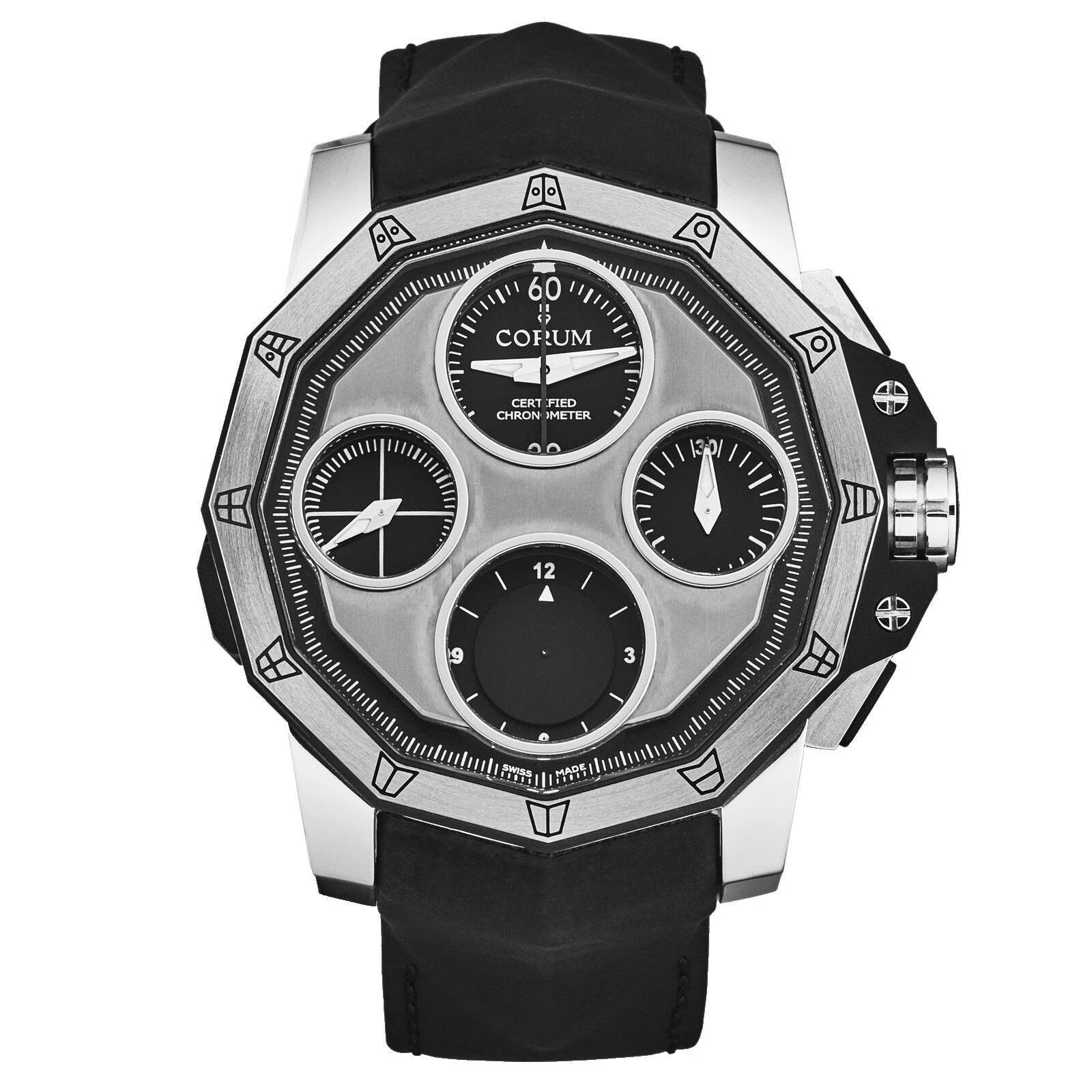 Relojes de pulsera Corum mecánicos (automáticos) con correa de acero inoxidable