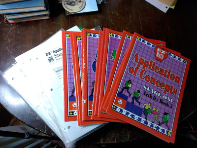 EZ Math 11 booklets Application concepts arithmetic algebra concepts supplements