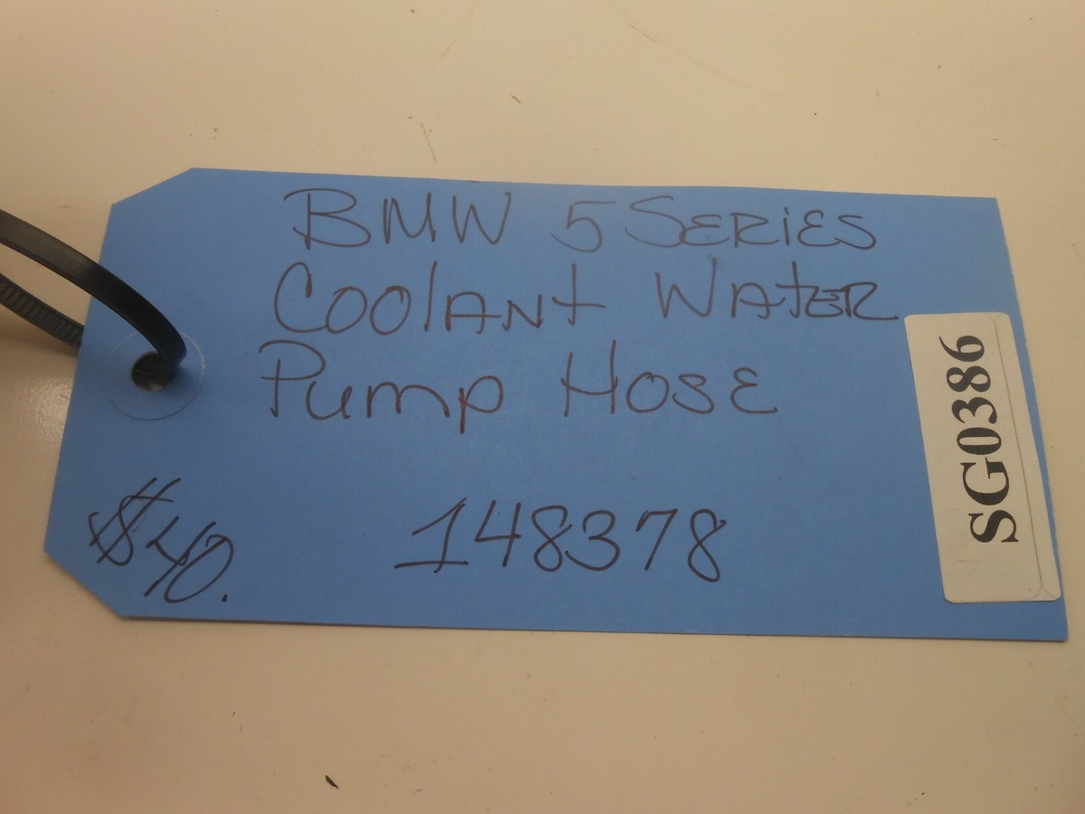 gjgj品 BMW 5-SERIES WATER PUMP HOSE 148378 SG0386 | eBay