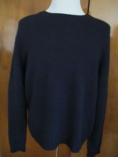 Bloomingdale's men's true navy cashmere sweater New