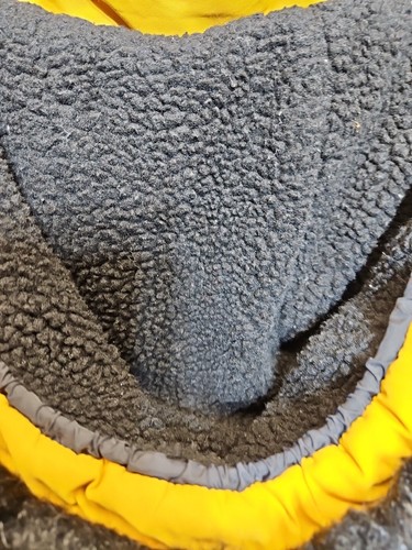 SUPERDRY JPN Everest Mountain Parka Expedition Coat,Fur Hooded Top, Mustard Sz M - Picture 12 of 15