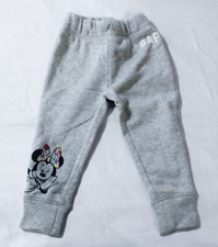 Disney Girls Baby Gap Disney Minnie Mouse Logo Joggers AP2 Gray Marl Size: 2 Y/O