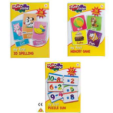HTI Play&Learn kids My First 3D Spelling, Memory Game or Puzzle Sum 3+ Years