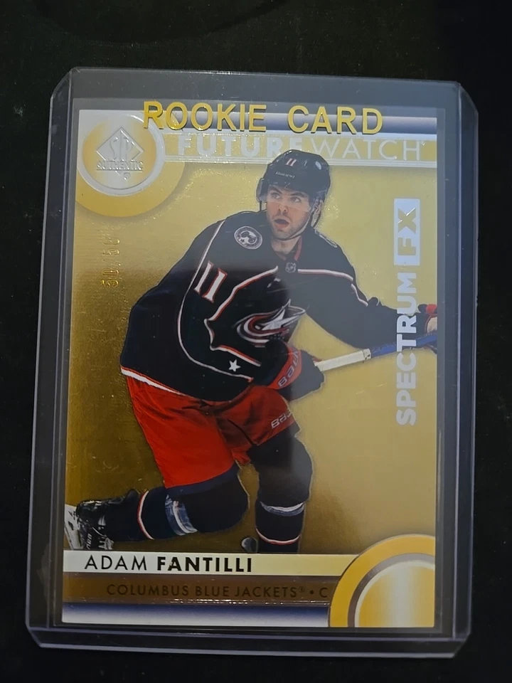 2023-24 SP Authentic Adam Fantilli Spectrum Gold Bounty 50/50 & No #; S-99 - Image 2 of 4