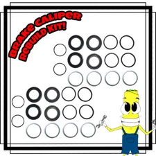 Front Disc Brake Caliper Rebuild Repair Kit for Lexus LS460 07-2017 (see chart)