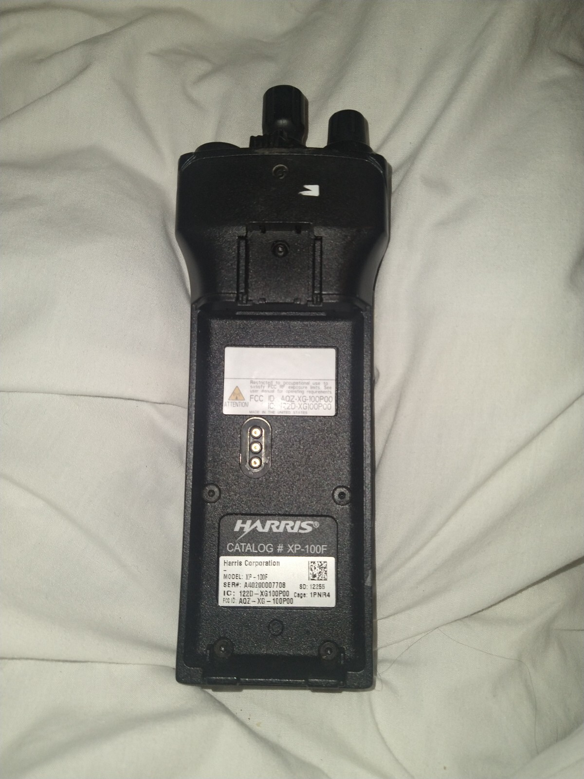 Harris Unity XG-100 Full Spectrum Radio ~No Battery~ XP-100 | eBay