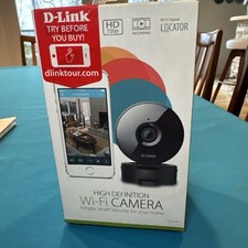 D-Link Black DCS-936l Wi-Fi Camera New Open Box