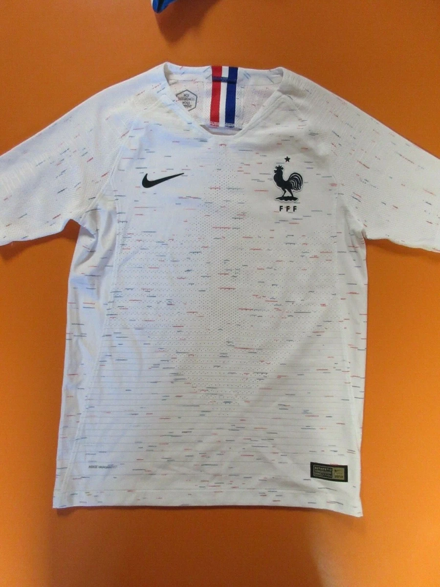 Maillot équipe de FRANCE NIKE COUPE DU MONDE 2018 blanc shirt enfant 10 -  12 ans