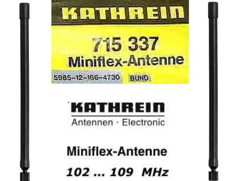 KATHREIN MINIFLEX Antenne Teleport Funk Flugfunk Wendel Betriebsfunk Amateurfunk - Bild 4 von 4