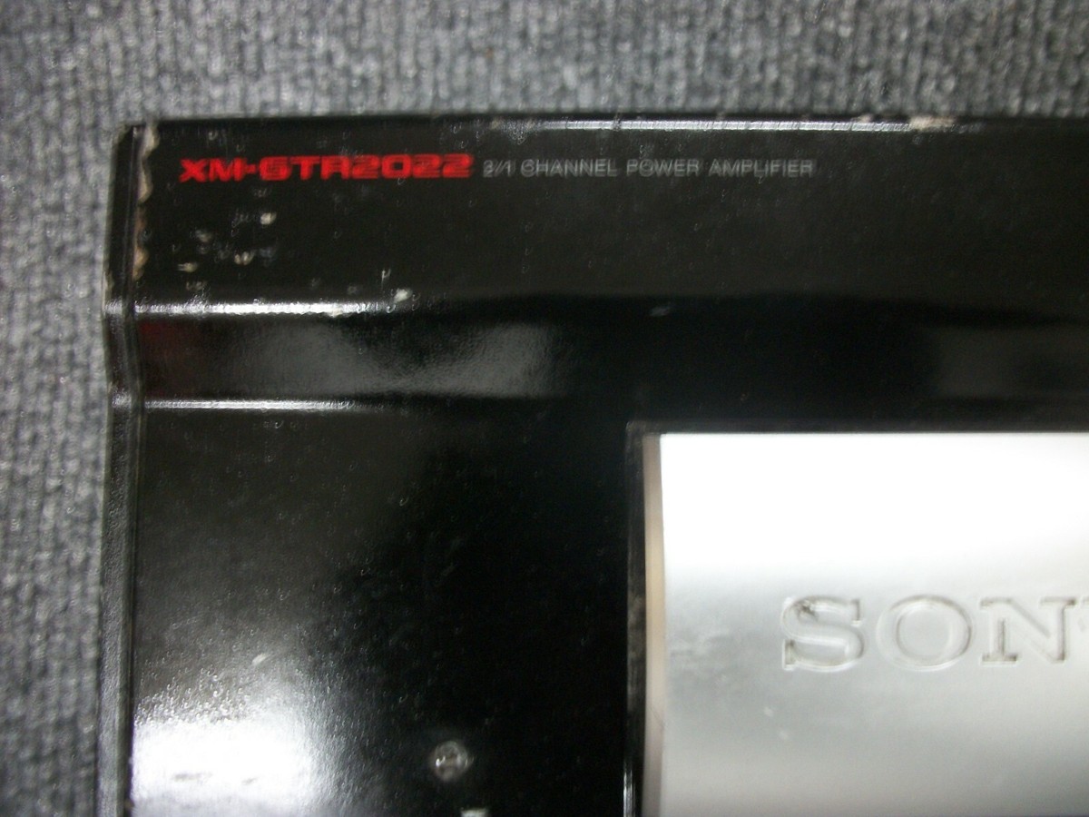 Sony XPLOD XM-GTR202 1200W CLASS AB BRIDGEABLE 2-CHANNEL.AMPLIFIER