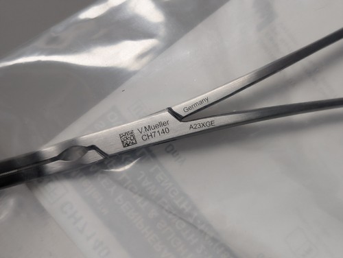 V. MUELLER CH7140 DeBakey Peripheral Vascular Clamp Made In Germany (NEW). - Picture 5 of 6