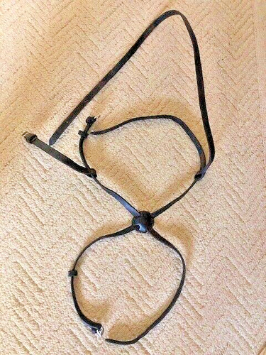 Figure 8 Cavesson for English Bridle, Horse Size , Half Inch Width, Brown *VGC