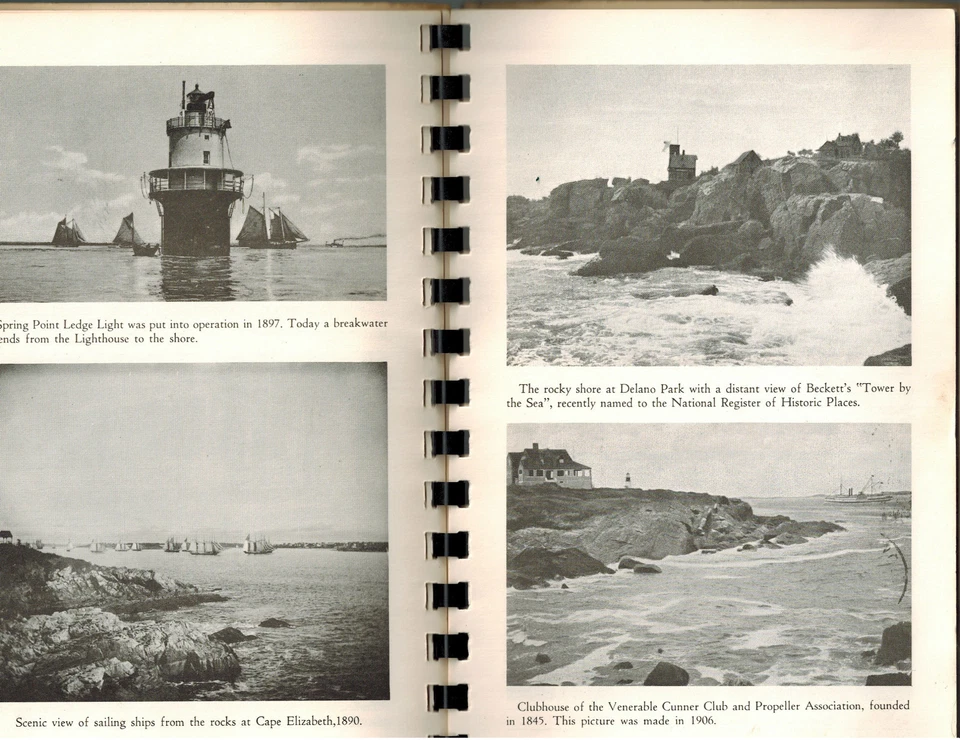 HERITAGE Address Book South Portland Cape Elizabeth Maine B&W Photographs Unused - Image 2 of 2