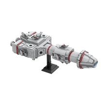 Compatible DP-20 Frigate Ship Model with Display Stand Building Toys 1313