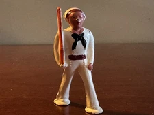 Vintage Barclay B237 919 Podfoot Sailor in White Uniform, Near Mint!
