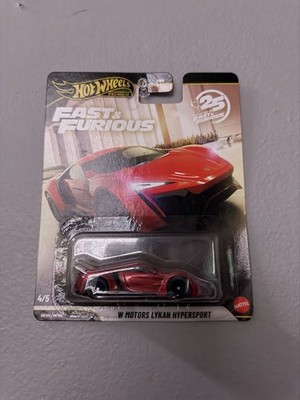 Hot Wheels Fast & Furious Lykan Hypersport Red 1:64 Diecast Car