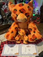 Build a Bear Jumbo Pumpkin Kitty mit Standard...