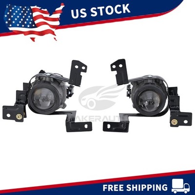 Pair Left & Right Side Fog Lights Lamps Halogen for 2019-2021 Kia Forte