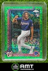James Wood 3/99 Image Variation 2025 Topps Chrome RC Green Speckle #132