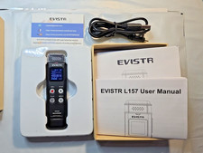 16GB DIGITAL VOICE RECORDER Voice Activated Recorder Player USB Charge by -EVIST