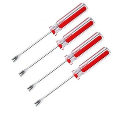 4 Pack Tack Lifter Tack Puller Nail Puller, U Tip Nail Staple Rivet Staple Pu...