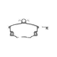 Bremsbelagsatz Scheibenbremse 17 Mm Triscan Iam-Expertise FüR U.A. Fiat Tipo