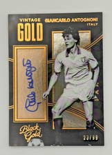 2016 PANINI SOCCER BLACK GOLD Giancarlo Antognoni AUTO AUTOGRAPH ITALY /99