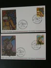 wine grape fruit x2 FDC Italy 1996