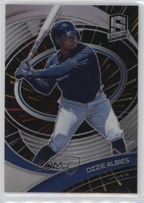 2021 Panini Spectra Hyper Prizm 18/75 Ozzie Albies #70 1k0w