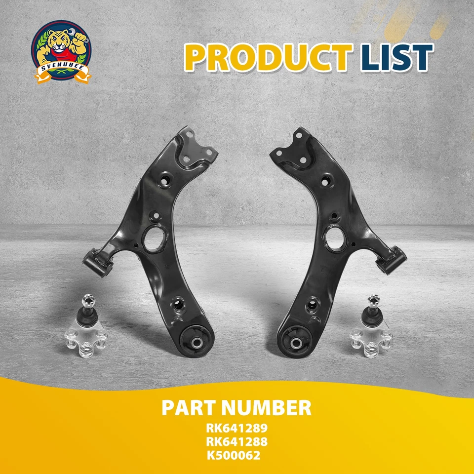 Kit de brazo de control inferior del lado del conductor y del pasajero delantero para Scion xB 2008-2015 Foto 4 de 4