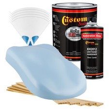 Hot Rod Flatz Baby Blue Gallon Kit Urethane Flat Auto Car Paint Kit Hot Rod Flatz Baby Blue Gallon Kit Urethane Flat Auto Car Paint Kit