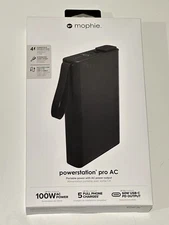 Mophie Powerstation Pro AC (27,000 mAh) Portable Battery - Black NEW