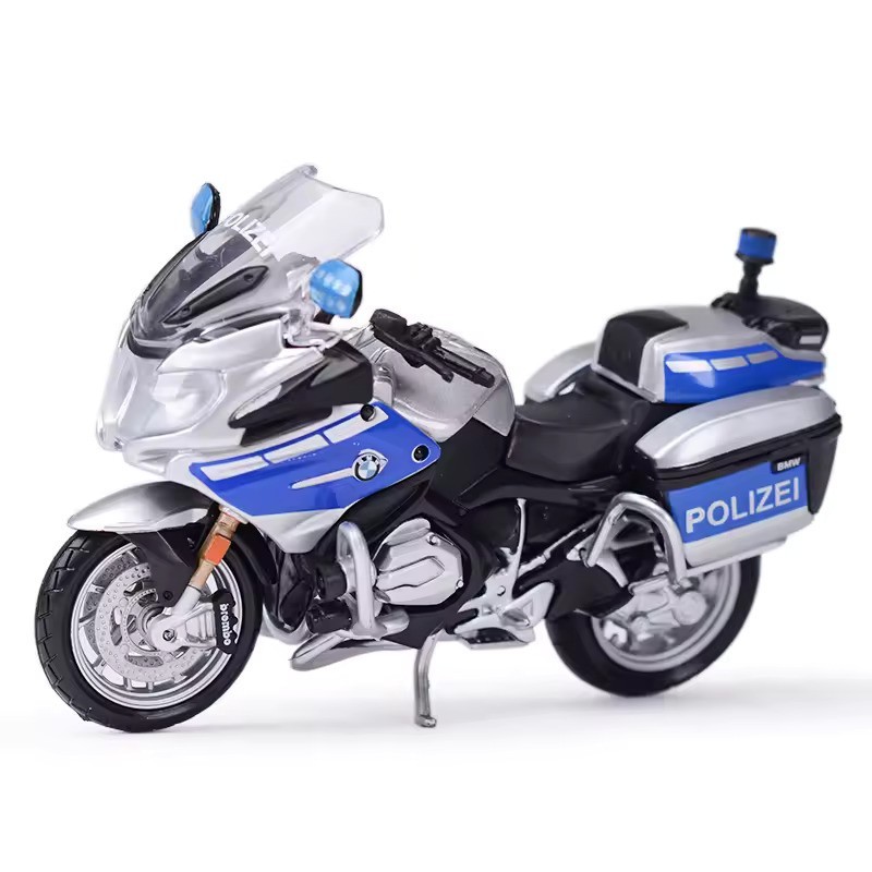 MAISTO 1:18 GERMAN POLICE MOTORCYCLES BMW R 1200 RT POLIZEI 32306