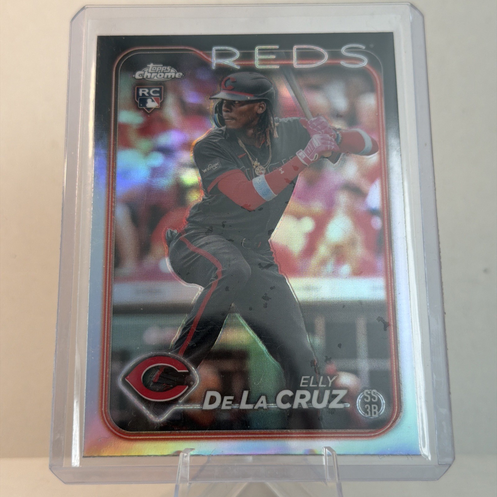 2024 Topps Chrome - Elly De La Cruz #44 Refractor (RC)