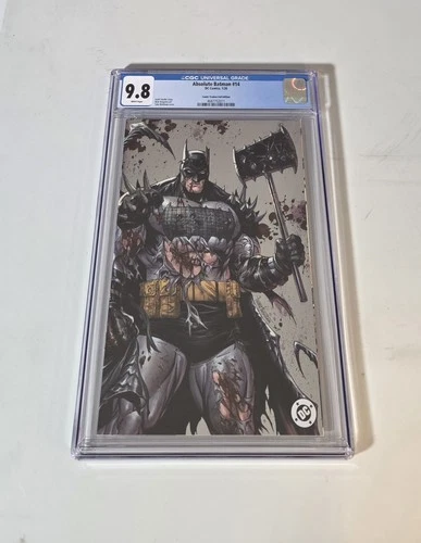 Absolute Batman #14 CGC 9.8 Graded Tyler Kirkham Virgin FOIL Limited Edition C
