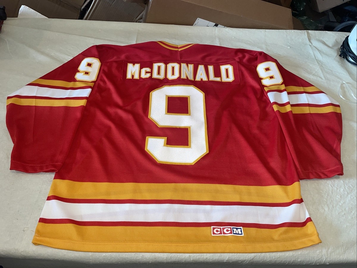 Lanny McDonald Calgary Flames Ccm Hockey Jersey Men Xl Clean Vintage 90s  Sewn