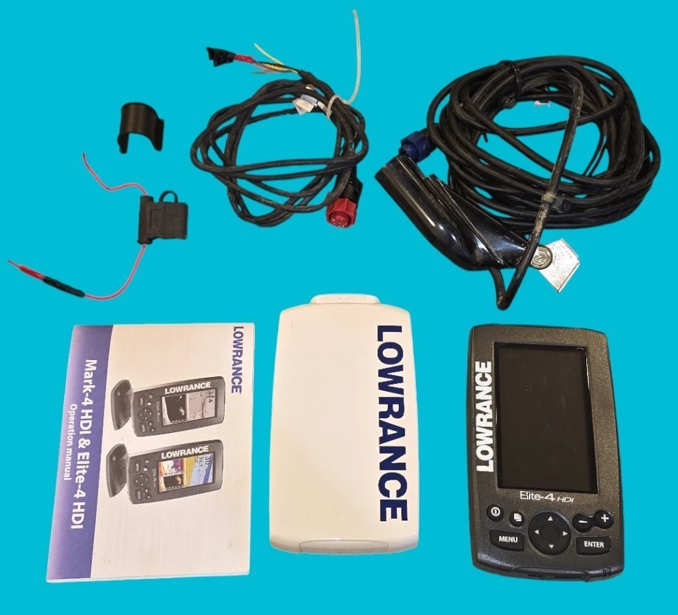Lowrance Elite-4x HDI Fishfinder with 83/200 Transom Mount Transducer - Image 2 of 4