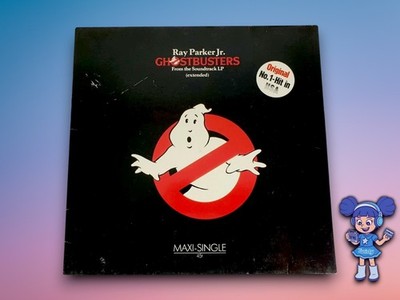  Ghostbusters from the Soundrack Ray Parker Jr. Große Maxi-Single Schallplatte 