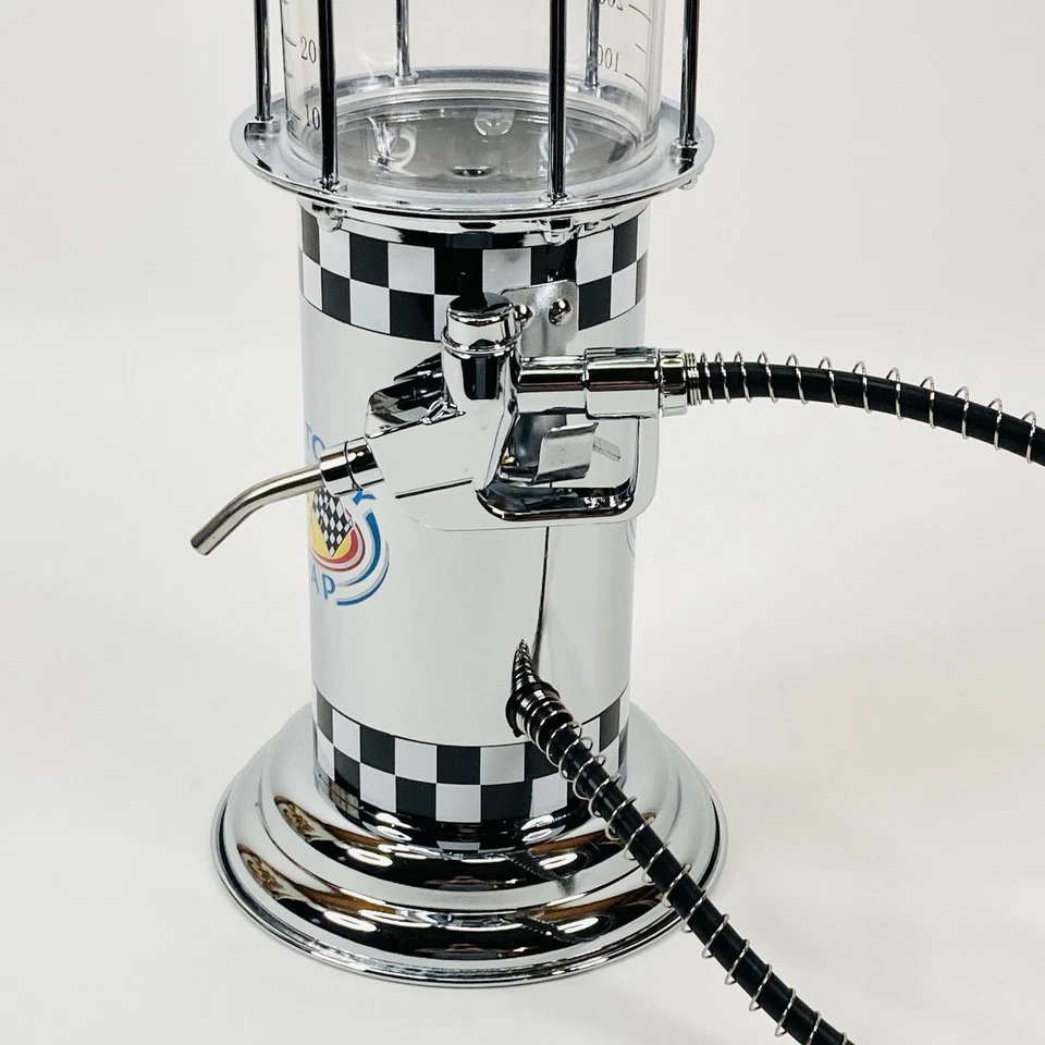 NASCAR ВИДИМЫЙ ГАЗОВЫЙ НАСОС 18 ДЮЙМОВ ЧЕЛОВЕК ПЕЩЕРА WISKEY НАСОС GODINGER ПОБЕДА КРУГ ЧИСТЫЙ - Изображение 3 из 4