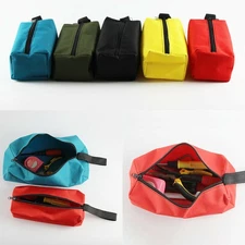 Zipper Tool Bag Firm Organize Storage Small Parts Hand Tool Plumber Electrician